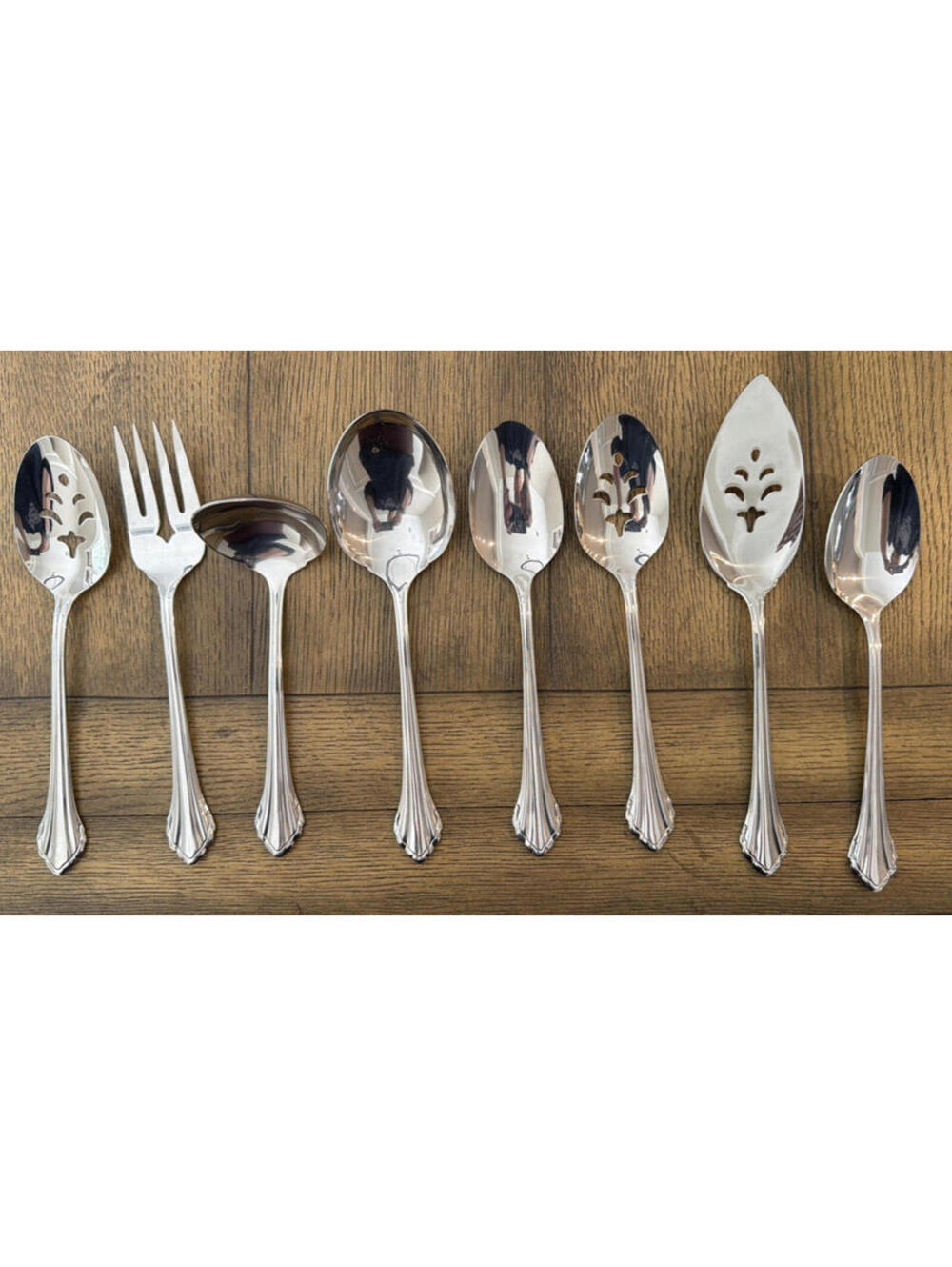 Oneida Community Clarette Stainless Serving Set – 8 Pieces